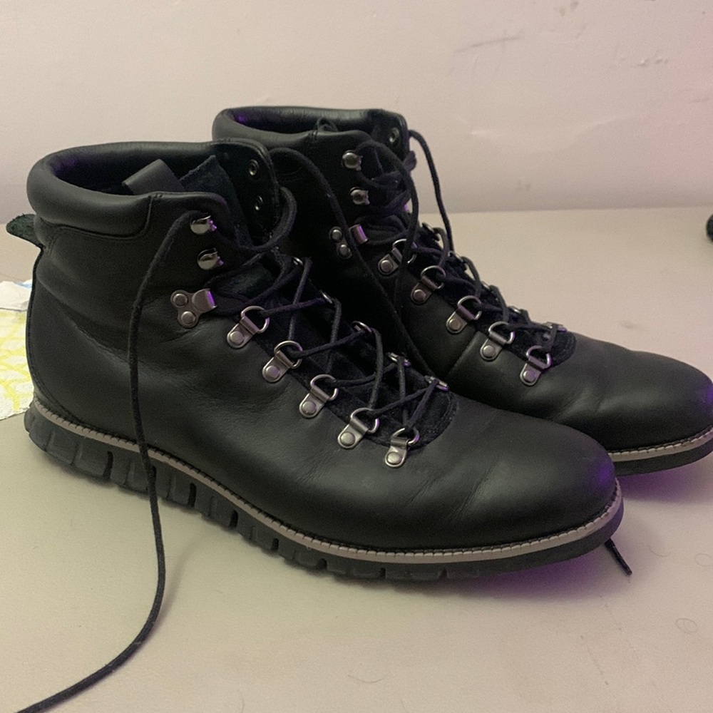 Cole Haan Grand OS Black boots